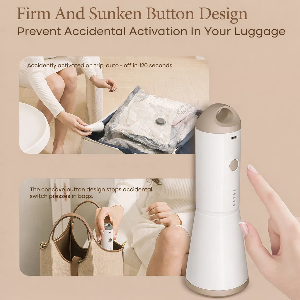 BAGFLAT vacuum compression bags for travel packing