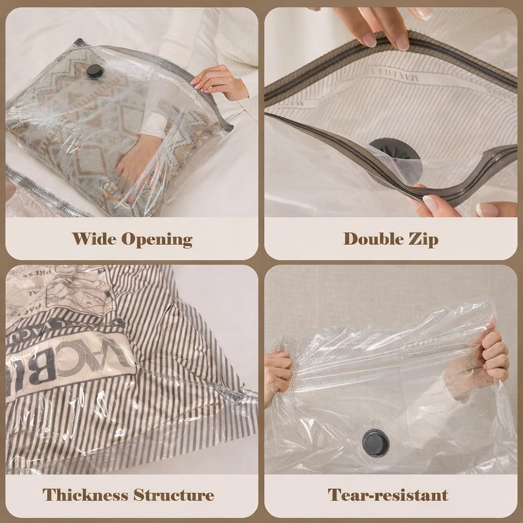 BAGFLAT vacuum compression bag details